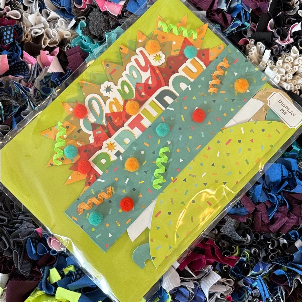 🆕Papyrus 3D Displayable Birthday Greeting Card